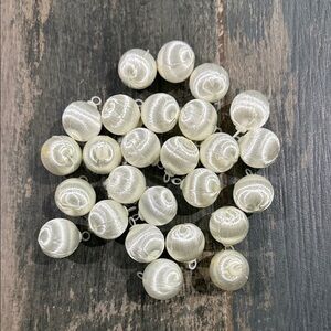 Vintage satin silk ornaments